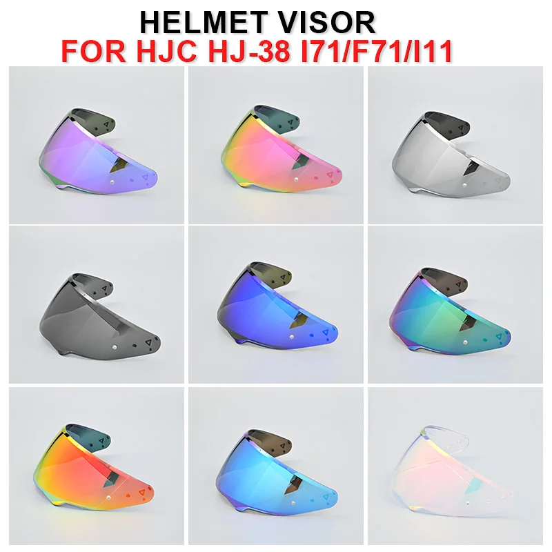 Helmet Visor capacete moto For HJC HJ-38 i71 F71 i11 Helmet Lens Visor Shield Anti-UV Windshield Motorcycle Helmet Accessories
Helmet Visor capacete moto For HJC HJ-38 i71 F71 i11 Helmet Lens Visor Shield Anti-UV Windshield Motorcycle Helmet Accessories