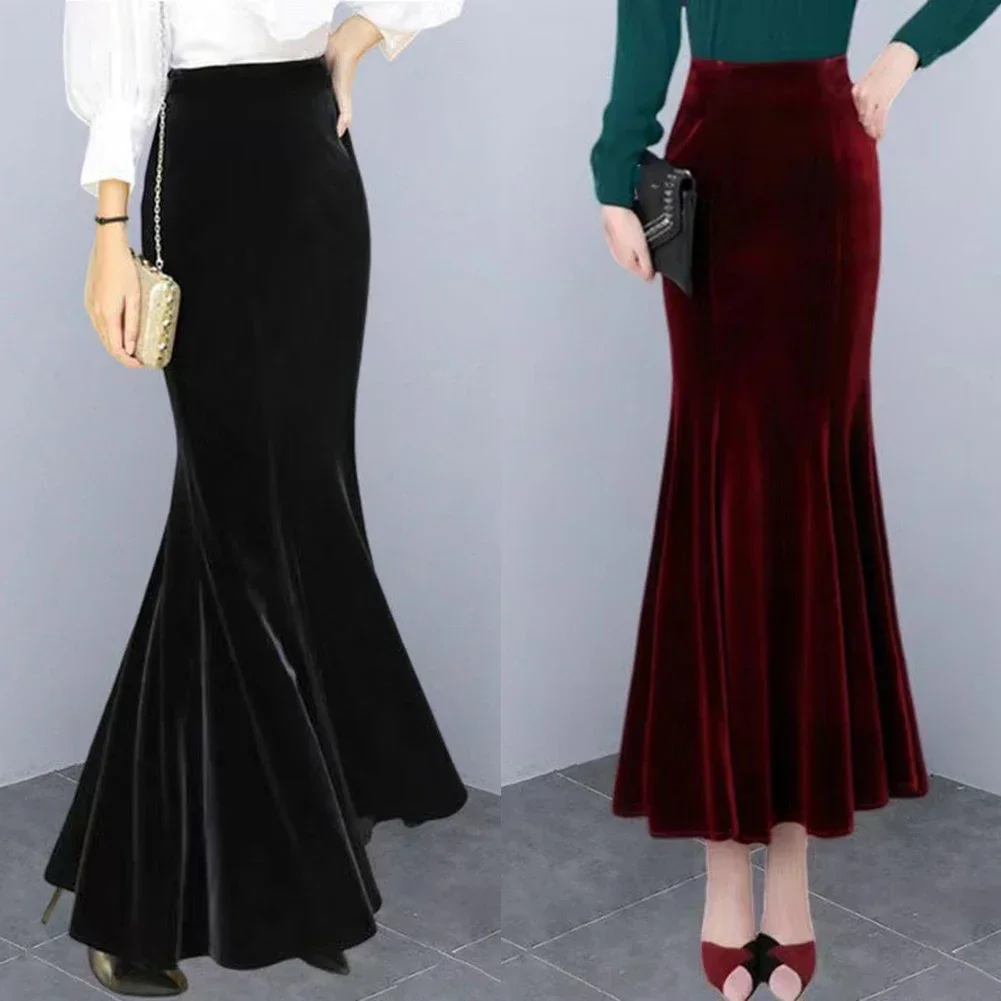 1x Women Velvet Daily Skirt Ladies Fashion Slim Fit Mermaid High Waist Long Skirts Party Wear Casual
1x Women Velvet Daily Skirt Ladies Fashion Slim Fit Mermaid High Waist Long Skirts Party Wear Casual