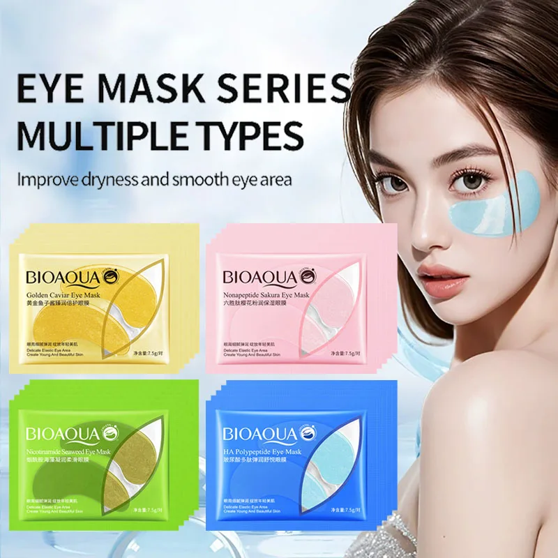 5 пар BIOAQUA золотой кристалл коллагеновая маска для глаз, увлажняющая, против темных кругов, против старения, морских водорослей, патчи для глаз, гелевые маски
5 пар BIOAQUA золотой кристалл коллагеновая маска для глаз, увлажняющая, против темных кругов, против старения, морских водорослей, патчи для глаз, гелевые маски