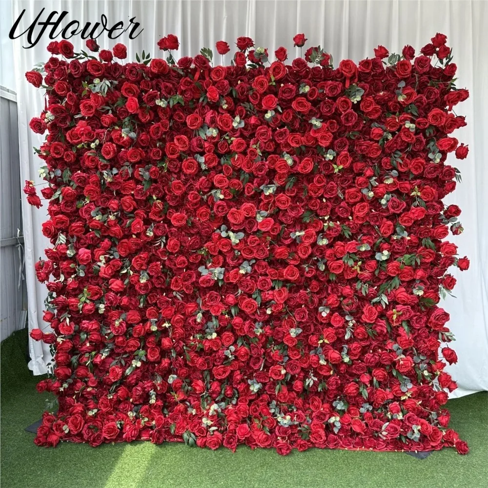 Uflower Red Rose 5D Wedding Artificial Flower Wall Floral Arch Flower Row Backdrop Event Party Props Flower Floral Arrangement
Uflower Red Rose 5D Wedding Artificial Flower Wall Floral Arch Flower Row Backdrop Event Party Props Flower Floral Arrangement