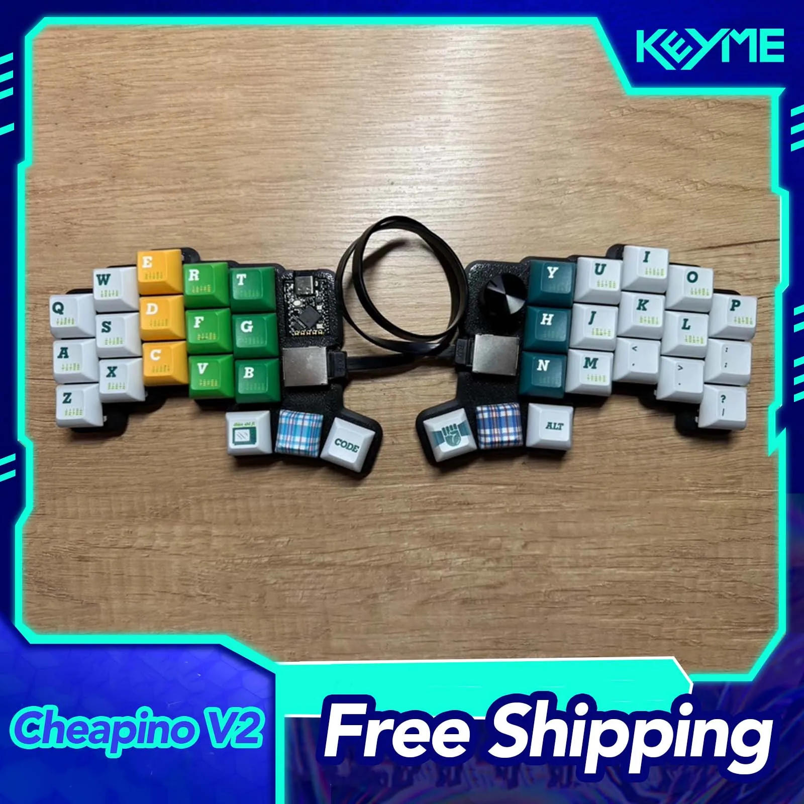 Cheapino V2 36 клавиш Проводная разделенная механическая клавиатура Комплект горячей замены PLA Печатная оболочка VIAL Прошивка 3X5 MX Мини-клавиатура Эргономичная
Cheapino V2 36 клавиш Проводная разделенная механическая клавиатура Комплект горячей замены PLA Печатная оболочка VIAL Прошивка 3X5 MX Мини-клавиатура Эргономичная