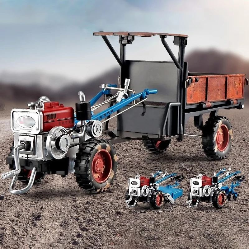 Scale 1:24 Walking Tractor Toy Model Car Metal Diecast Inertial Retro Agricultural Transport Vehicle Models Boys Favourite Gifts
Scale 1:24 Walking Tractor Toy Model Car Metal Diecast Inertial Retro Agricultural Transport Vehicle Models Boys Favourite Gifts