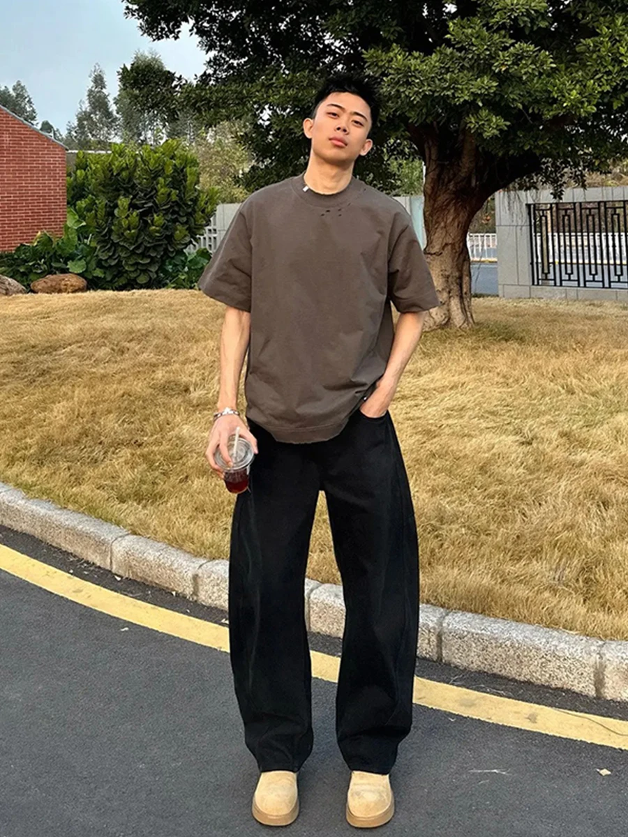 Bla Wide Leg Men's Jeans Spring American High Street Cool Knife Loose Straight Tube Pants Youth Trendy Faion
Bla Wide Leg Men's Jeans Spring American High Street Cool Knife Loose Straight Tube Pants Youth Trendy Faion
