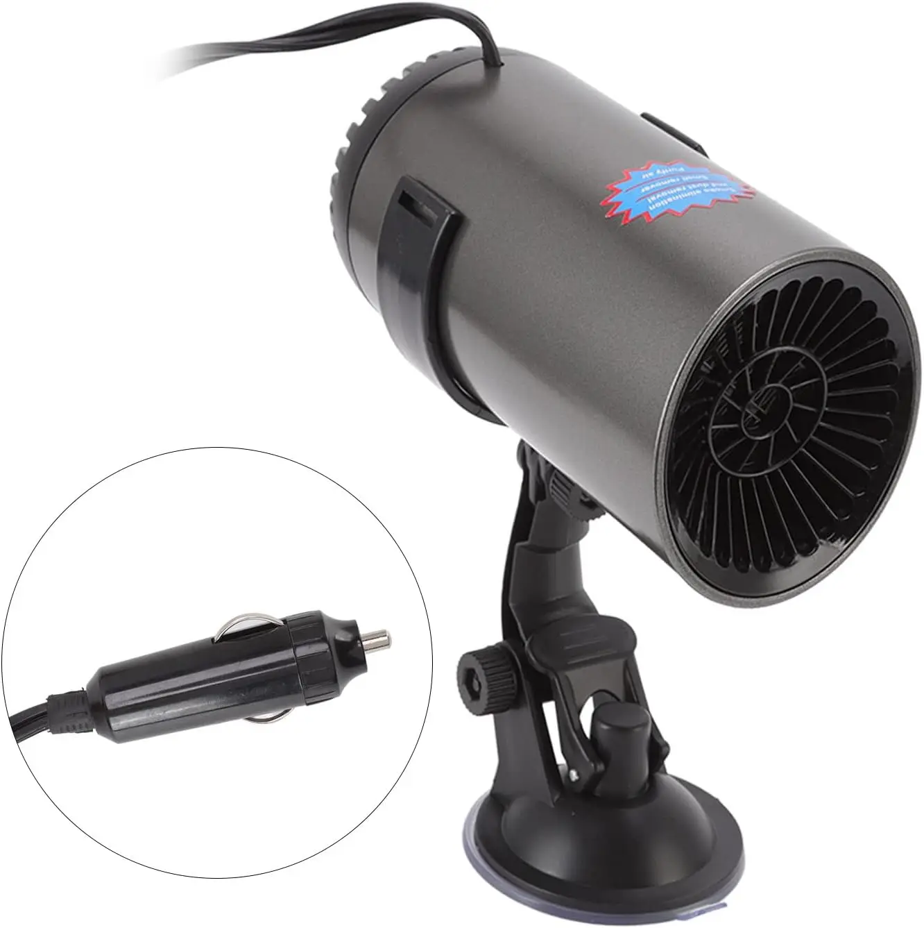 Car Heater 12V High Power Adjustable Cooling and Heating Defrosting and Defogging Compact and Portable 360°Rotating Bracket
Car Heater 12V High Power Adjustable Cooling and Heating Defrosting and Defogging Compact and Portable 360°Rotating Bracket