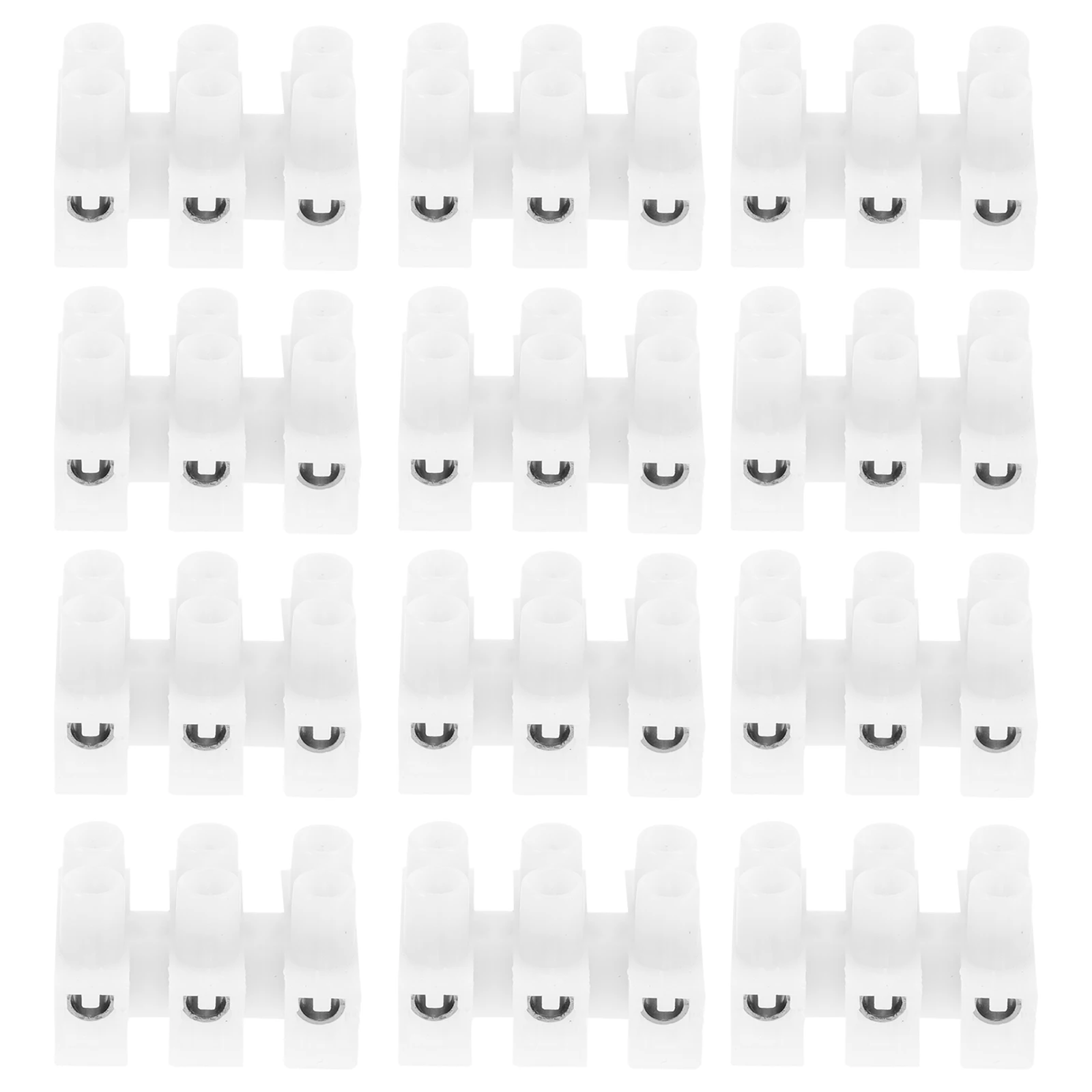 50 Pcs Terminals Strip Connector Insulated Pre-insulated Electrical Barrier 3-Positions Pp Block
50 Pcs Terminals Strip Connector Insulated Pre-insulated Electrical Barrier 3-Positions Pp Block