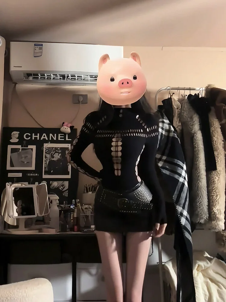 Сексуальный ажурный костюм с юбкой, закрывающей ягодицы, комплект из двух предметов для женщин, подходит для выступлений в баре и свидания
Сексуальный ажурный костюм с юбкой, закрывающей ягодицы, комплект из двух предметов для женщин, подходит для выступлений в баре и свидания