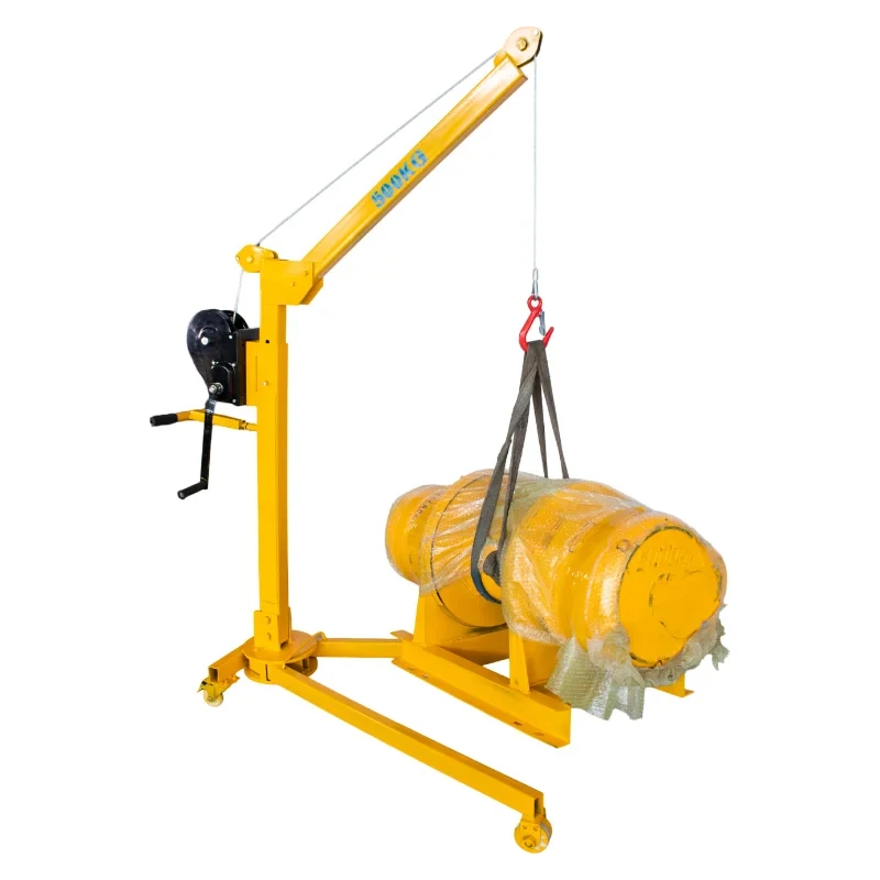 Hand Operation Mobile Mini Portable Small Lift Floor Foldable Shop Crane With Manual Winch
Hand Operation Mobile Mini Portable Small Lift Floor Foldable Shop Crane With Manual Winch
