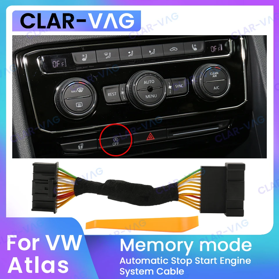 Automatic Stop Start Engine System Shutdown Device Control Sensor Plug For VW Atlas Memory mode Plug and Play Auto Parts
Automatic Stop Start Engine System Shutdown Device Control Sensor Plug For VW Atlas Memory mode Plug and Play Auto Parts