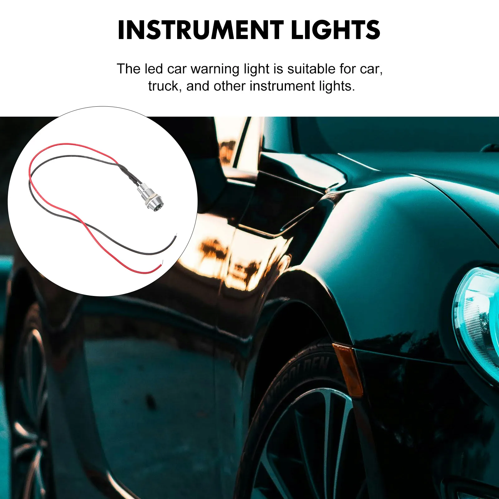 12V Green 8mm LED Indicator Light Waterproof Dustproof Signal Lamp with Wire for Car Truck Ship Instrument Panel Directional
12V Green 8mm LED Indicator Light Waterproof Dustproof Signal Lamp with Wire for Car Truck Ship Instrument Panel Directional