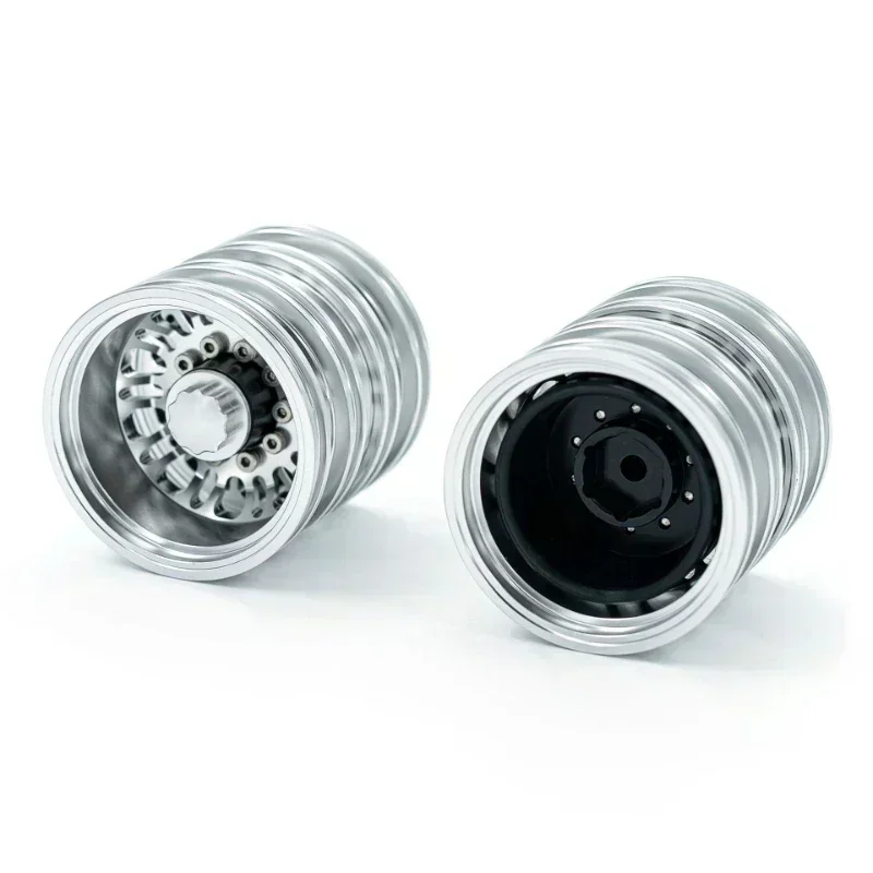 A Pair of Metal Front and Rear Narrow Wheels for 1/14 Tamiya RC Truck Trailer Tipper Scania MAN Benz Actros Volvo Car Diy Parts
A Pair of Metal Front and Rear Narrow Wheels for 1/14 Tamiya RC Truck Trailer Tipper Scania MAN Benz Actros Volvo Car Diy Parts