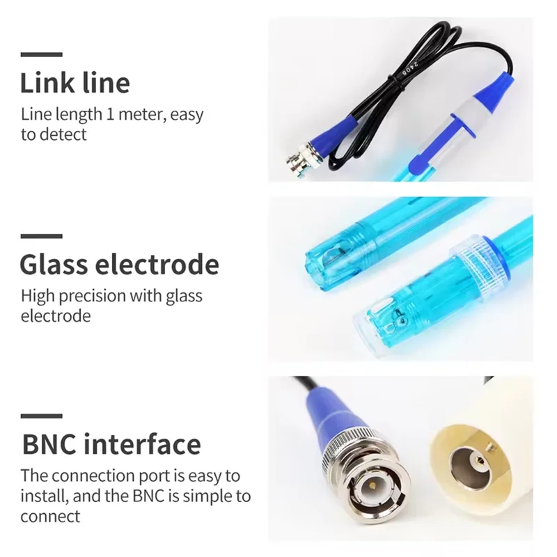 A27F-Aquarium PH Electrode Sensor, 0-14 Range, BNC Connector Replacement Kit For PH Controller
A27F-Aquarium PH Electrode Sensor, 0-14 Range, BNC Connector Replacement Kit For PH Controller