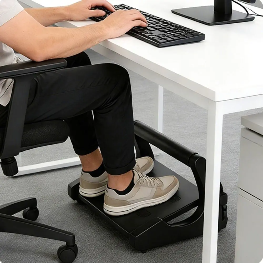 Adjustable Angle Under Desk Footrest Non-Skid Bottom Ergonomic Adjustable Footstool Comfortable 5 Level Office Desk Foot Rest
Adjustable Angle Under Desk Footrest Non-Skid Bottom Ergonomic Adjustable Footstool Comfortable 5 Level Office Desk Foot Rest