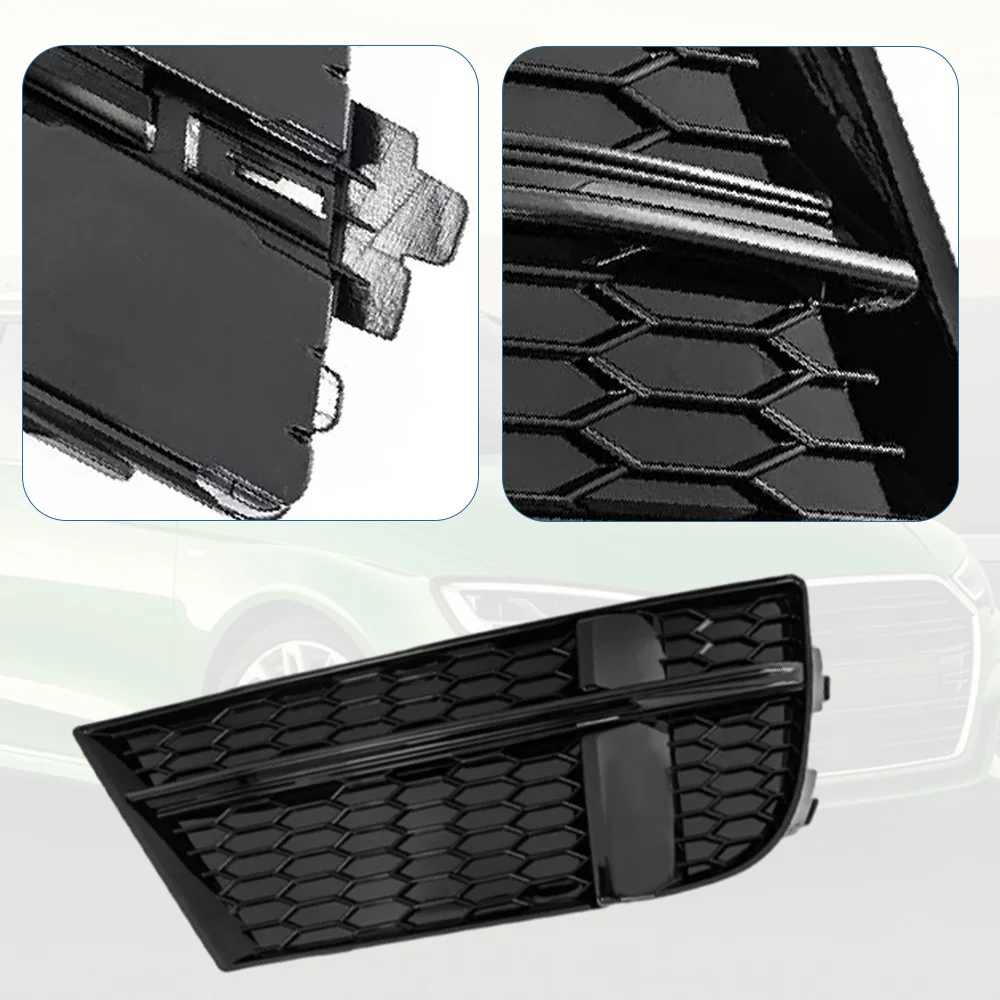 Glossy Black Front Left Right Bumper Fog Light Lamp Grilles Car Accessories for Audi A3/S3 2017 2018 2019 2020 8V3807682N
Glossy Black Front Left Right Bumper Fog Light Lamp Grilles Car Accessories for Audi A3/S3 2017 2018 2019 2020 8V3807682N