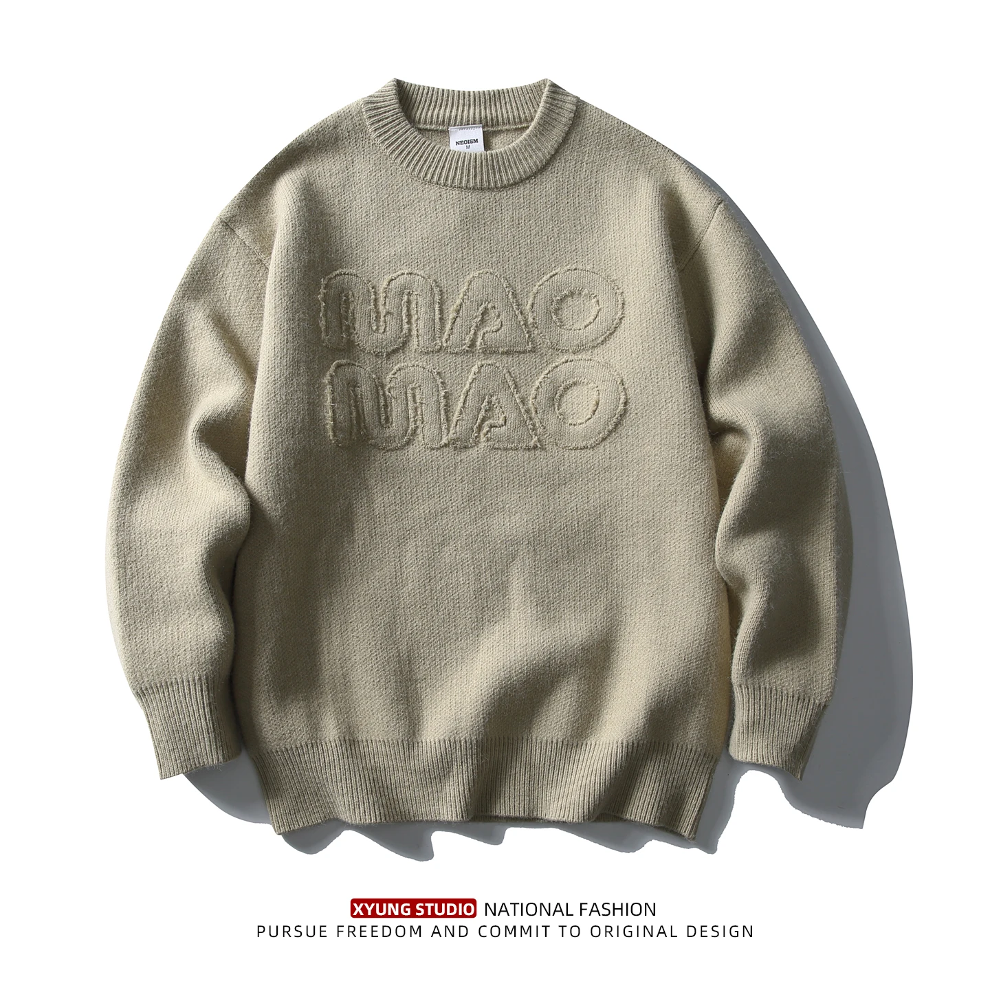 Мужской повседневный вязаный свитер с круглым вырезом, пуловер, трикотажный базовый слой с цветочным узором, топ для осени 2025, модная уличная одежда
Мужской повседневный вязаный свитер с круглым вырезом, пуловер, трикотажный базовый слой с цветочным узором, топ для осени 2025, модная уличная одежда