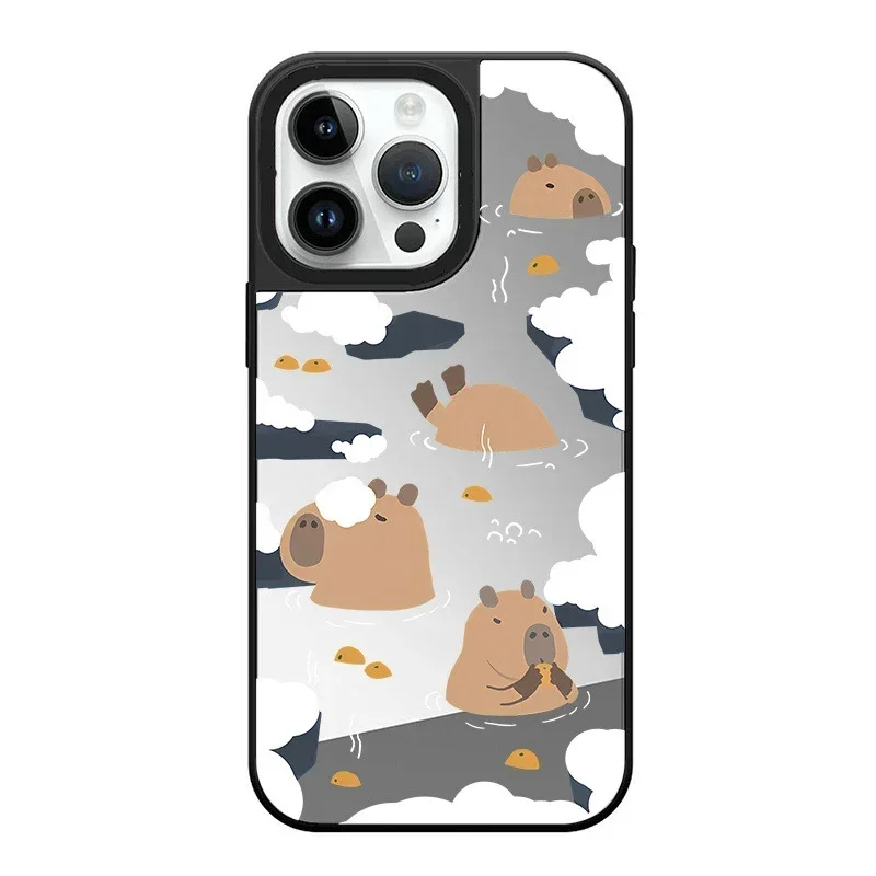 Mirror Surface Capybara Phone Case Cover for iPhone 14 13 12 11 15 Pro Max Case for iPhone 15 ProMax
Mirror Surface Capybara Phone Case Cover for iPhone 14 13 12 11 15 Pro Max Case for iPhone 15 ProMax