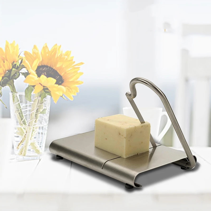 ABBY-1Pcs Wire Cutting Cheese Slicer Cutter Kitchen Stainless Steel Board Butter Cutter Cheese Slice Cheese Cutting Knife
ABBY-1Pcs Wire Cutting Cheese Slicer Cutter Kitchen Stainless Steel Board Butter Cutter Cheese Slice Cheese Cutting Knife