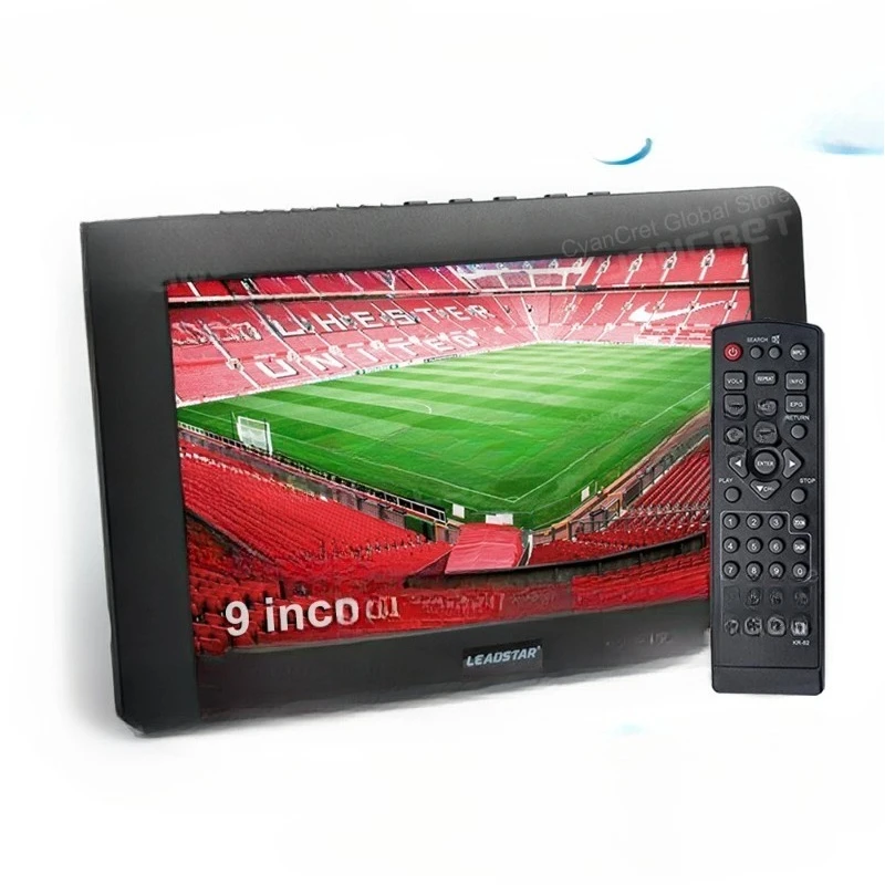 LEADSTAR D9 9 inch Portable TV DVB-T2 ATSC ISDB-T tdt DTT Digital and Analog mini small Car Television Support TF MP4 H.265 AC3
LEADSTAR D9 9 inch Portable TV DVB-T2 ATSC ISDB-T tdt DTT Digital and Analog mini small Car Television Support TF MP4 H.265 AC3