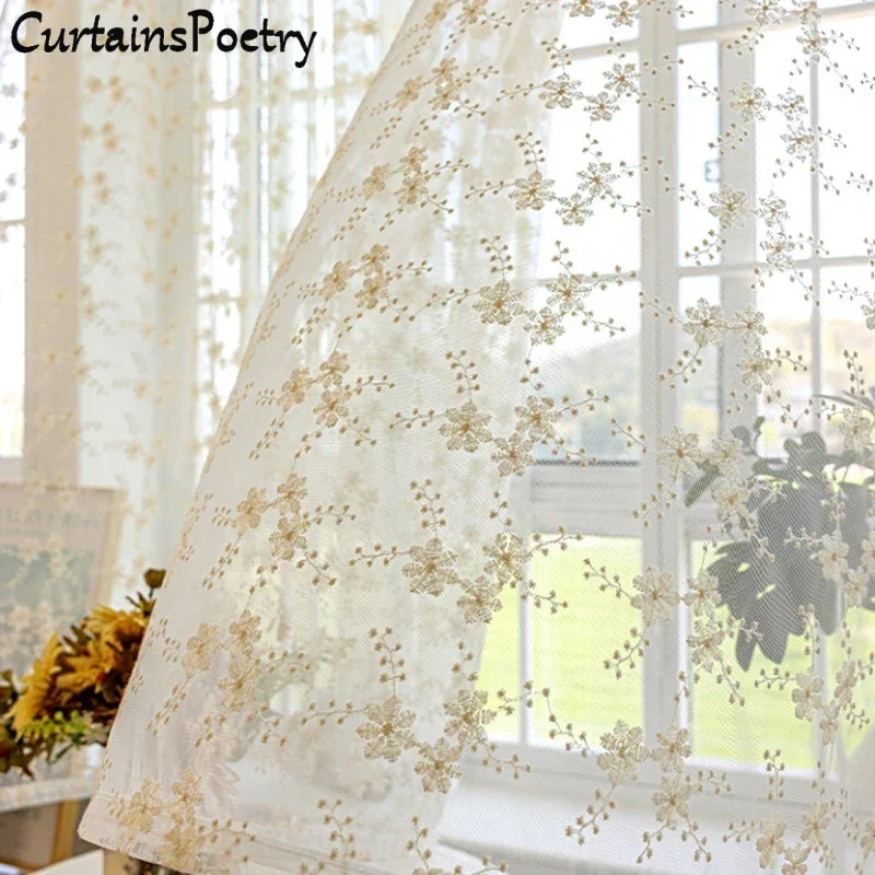 Floral Rose Lace Sheer Window Curtain Valances Vintage Lace Floral Semi Sheer Rod Pocket Curtain Drapes for Kitchen & Cafe Decor
Floral Rose Lace Sheer Window Curtain Valances Vintage Lace Floral Semi Sheer Rod Pocket Curtain Drapes for Kitchen & Cafe Decor