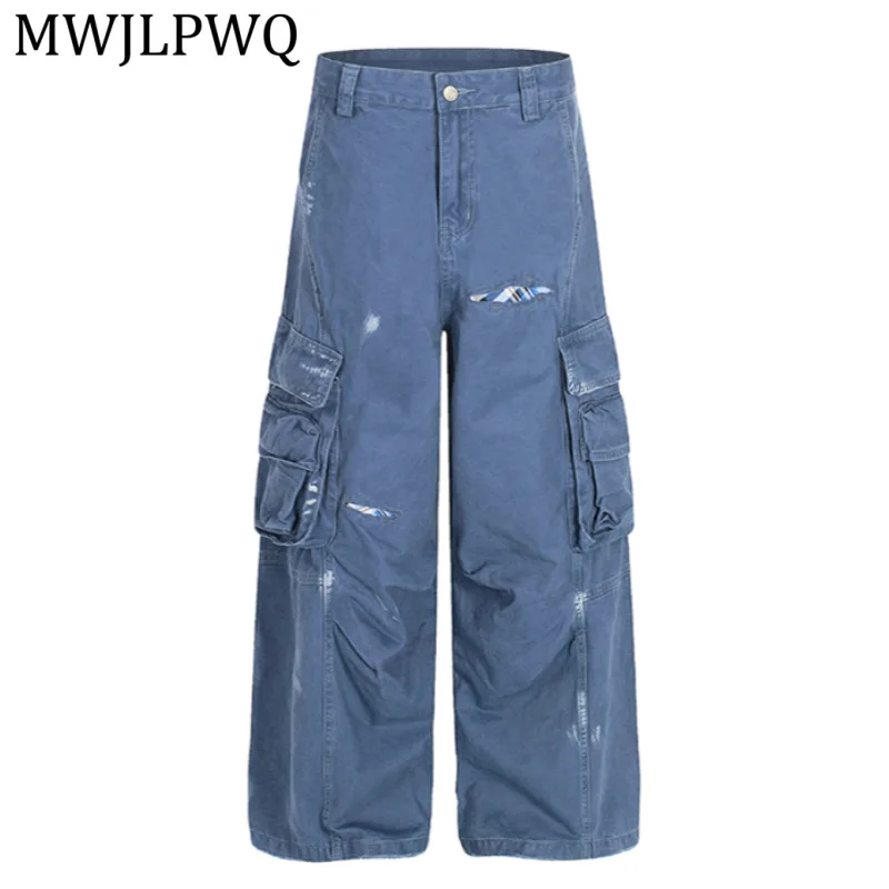 MWJLPWQ American Retro Distressed Embroidered Splatter-Paint Work Pants Men Loose Straight Wide-Leg Pants Unisex Casual 15867
MWJLPWQ American Retro Distressed Embroidered Splatter-Paint Work Pants Men Loose Straight Wide-Leg Pants Unisex Casual 15867