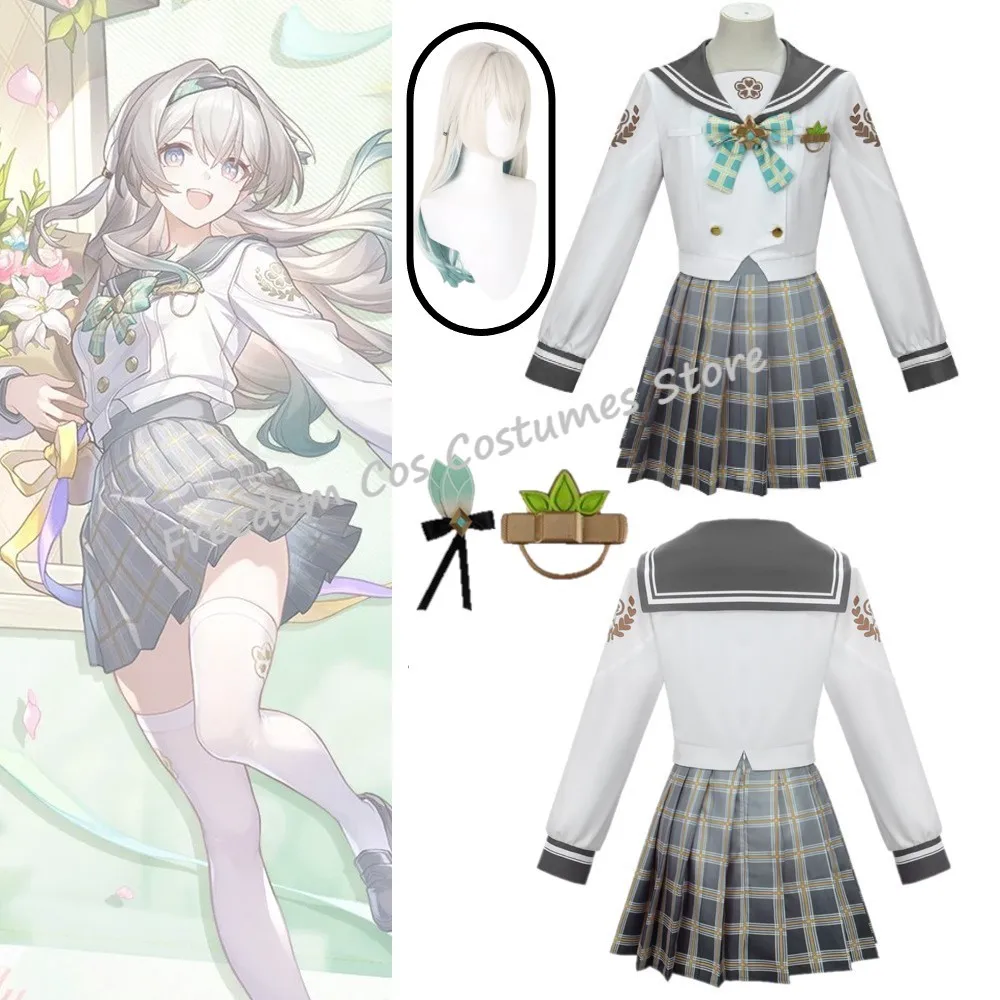 NEW Firefly Cosplay Costume Wig JK Dress Game Honkai: Star Rail Cosplay Women Uniform Role Play Clothing Carnival Party
NEW Firefly Cosplay Costume Wig JK Dress Game Honkai: Star Rail Cosplay Women Uniform Role Play Clothing Carnival Party