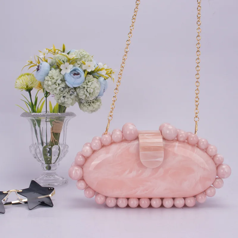 HIGHREAL Beaded Acrylic Box Evening Clutch Bags Women Luxury Designer Beads Oval Purses And Handbags High Quality Wedding Party
HIGHREAL Beaded Acrylic Box Evening Clutch Bags Women Luxury Designer Beads Oval Purses And Handbags High Quality Wedding Party