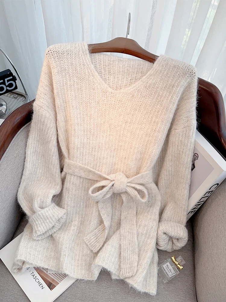 Women Apricot Pullover Sweater Harajuku Y2k Solid Color Long Sleeves Knitted Cashmere Sweaters Vintage 2000s Clothes Autumn 2024
Women Apricot Pullover Sweater Harajuku Y2k Solid Color Long Sleeves Knitted Cashmere Sweaters Vintage 2000s Clothes Autumn 2024