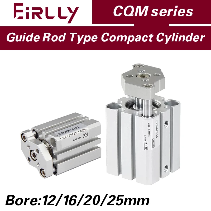 Air cylinder CQMB/CDQMB bore 12/16/20/25mm guide rod type compact cylinder stroke 5 10 15 20 25 30 35 40 45 50mm
Air cylinder CQMB/CDQMB bore 12/16/20/25mm guide rod type compact cylinder stroke 5 10 15 20 25 30 35 40 45 50mm
