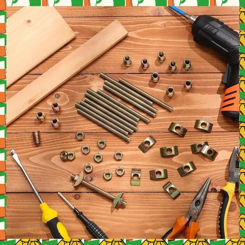 Professional Tool 12PCS Bed Frame Hardware Connector Kit M8x100 Mm Panel Furniture Wardrobe Four-IN-One Connectors Fittings,Bed
Professional Tool 12PCS Bed Frame Hardware Connector Kit M8x100 Mm Panel Furniture Wardrobe Four-IN-One Connectors Fittings,Bed