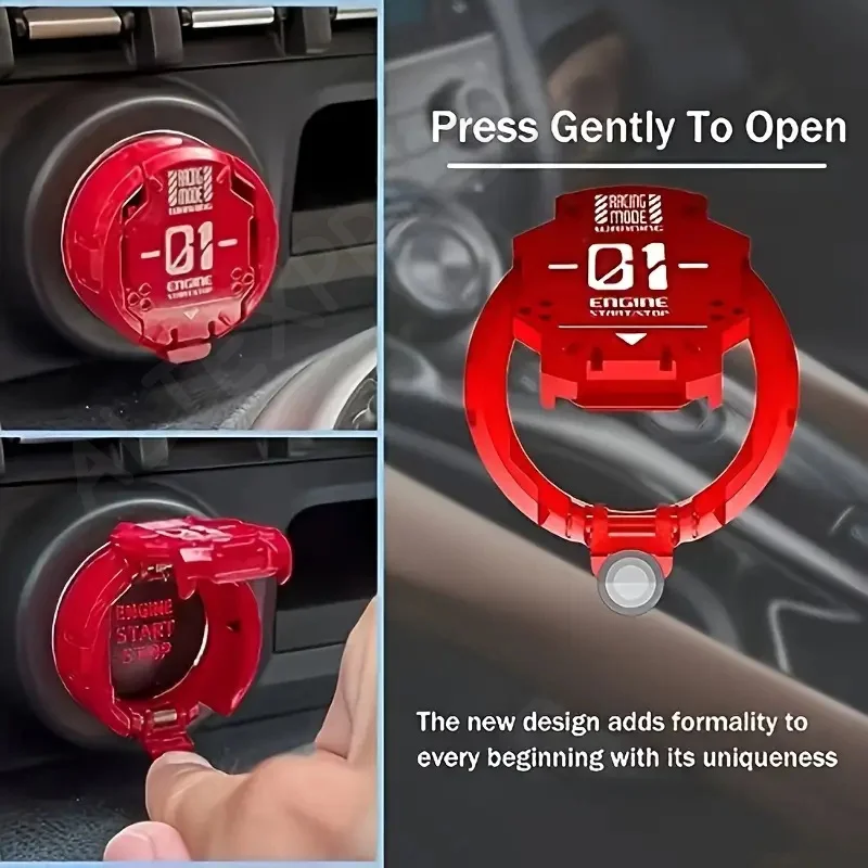 New1pc Full Metal Armor Car Motorcycle One-button Start Button Protective Cover Ignition Switch Starter Decoration Modification
New1pc Full Metal Armor Car Motorcycle One-button Start Button Protective Cover Ignition Switch Starter Decoration Modification