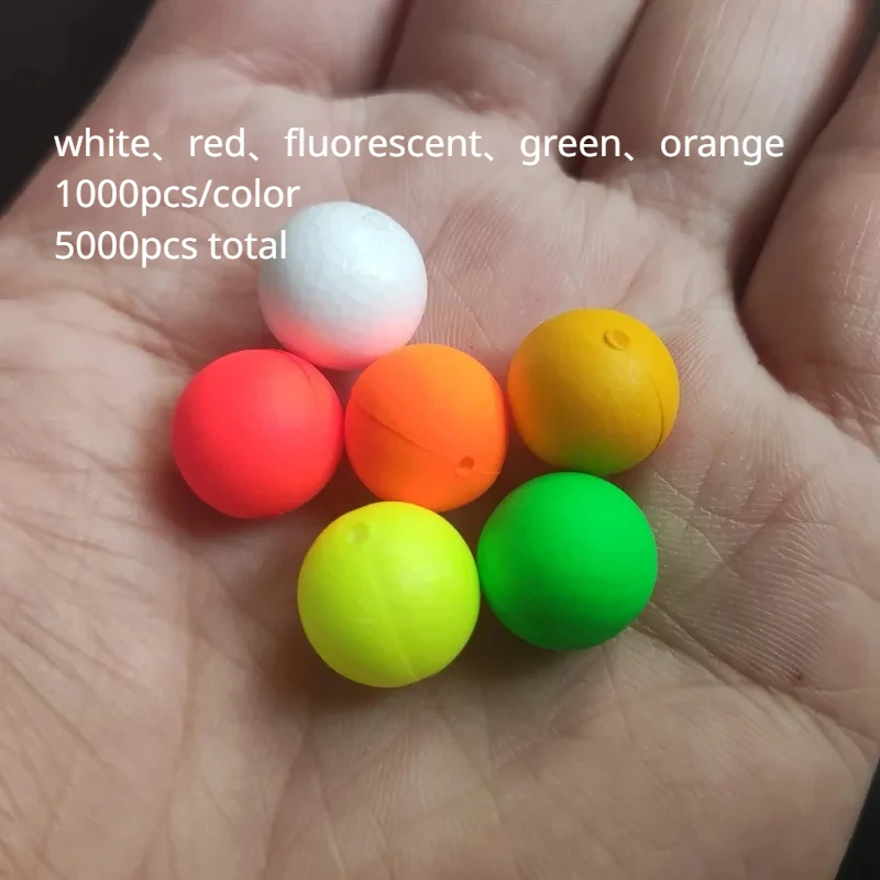 5000pcs Baged Fishing Floating Ball 12mm Foam Bead European Carp Fish Group Floats Buoyant Bait European Lure Eye Catching pesca
5000pcs Baged Fishing Floating Ball 12mm Foam Bead European Carp Fish Group Floats Buoyant Bait European Lure Eye Catching pesca