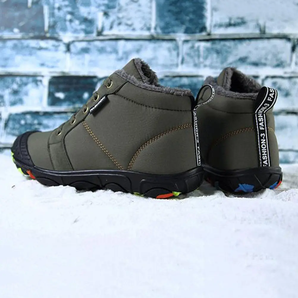 High Top Kids Winter Snow Boots Water Resistant Oxford Fabric Snowshoes for Children Thickened Sole Warm Comfortable Green 38
High Top Kids Winter Snow Boots Water Resistant Oxford Fabric Snowshoes for Children Thickened Sole Warm Comfortable Green 38