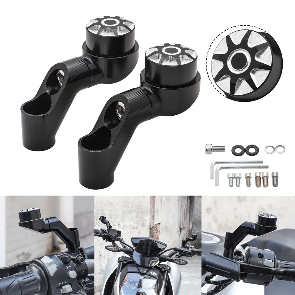 Universal CNC Aluminum Motorcycle Mirror Mount Riser M10 Extenders Spacers Extension Adapter Adaptor Moto For Honda For Kawasaki
Universal CNC Aluminum Motorcycle Mirror Mount Riser M10 Extenders Spacers Extension Adapter Adaptor Moto For Honda For Kawasaki