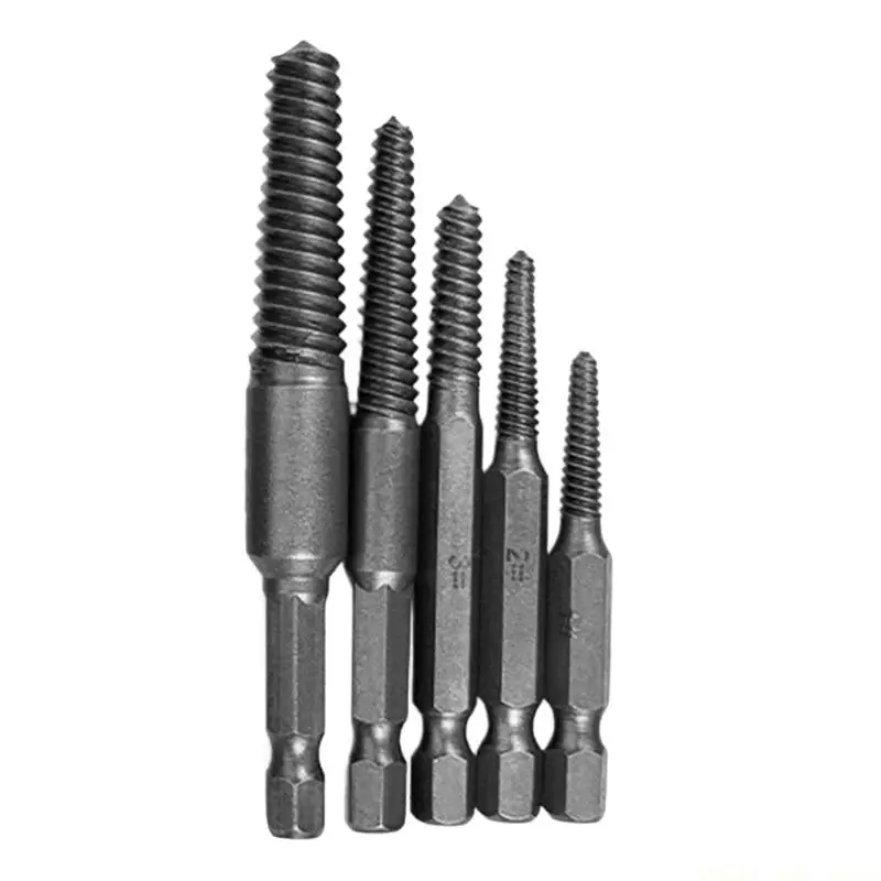 A2BE Pack Of 5 High Strength Carbon Steel Broken Screw Extractors For Stuck Rusty Bolts
A2BE Pack Of 5 High Strength Carbon Steel Broken Screw Extractors For Stuck Rusty Bolts