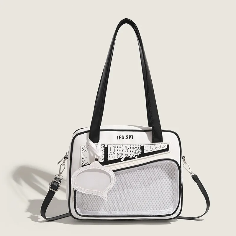 Модная сумка через плечо в стиле манга, кавайный рюкзак для японских девушек, легкая сумка через плечо для поездок на работу, портативные предметы первой необходимости для студентов
Модная сумка через плечо в стиле манга, кавайный рюкзак для японских девушек, легкая сумка через плечо для поездок на работу, портативные предметы первой необходимости для студентов