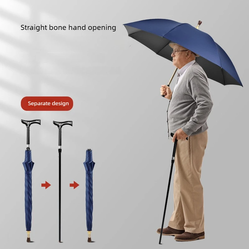 Cane Umbrella Adjustable Height Senior Rehab Rain Umbrella Non Slip Detachable Trekking Stick Anti Scratch Sturdy for Outdoor
Cane Umbrella Adjustable Height Senior Rehab Rain Umbrella Non Slip Detachable Trekking Stick Anti Scratch Sturdy for Outdoor