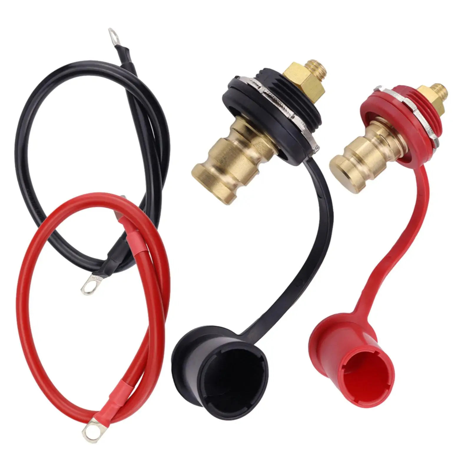 Battery Charger Post Set, Battery Jump Post with Cables with Dust Cover, Remote Battery Terminals for UTV Boat Automotive
Battery Charger Post Set, Battery Jump Post with Cables with Dust Cover, Remote Battery Terminals for UTV Boat Automotive