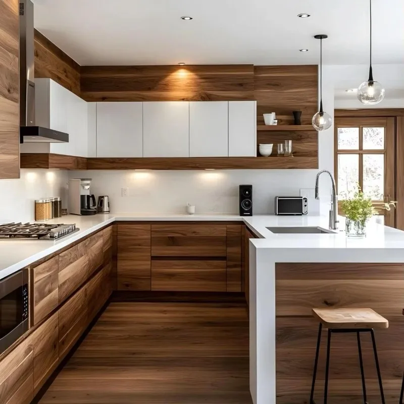 Классические кухонные шкафы из цельного дерева на заказ, мебель для кухонной мойки из нержавеющей меламиновой доски для виллы квартиры
Классические кухонные шкафы из цельного дерева на заказ, мебель для кухонной мойки из нержавеющей меламиновой доски для виллы квартиры