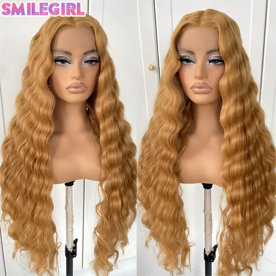 250 Density Honey Blonde Wig Human Hair 13X6 Hd Transparent Lace Front Wig Pre Plucked Deep Water Wave Curly 27 Lace Frontal Wig
250 Density Honey Blonde Wig Human Hair 13X6 Hd Transparent Lace Front Wig Pre Plucked Deep Water Wave Curly 27 Lace Frontal Wig
