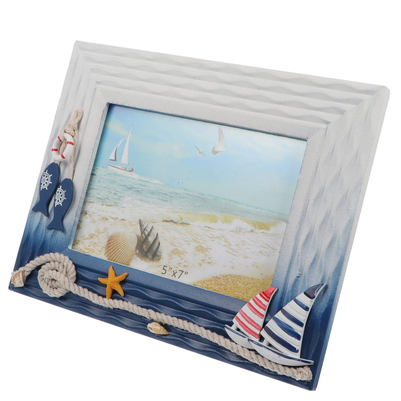 Photo Frame Wooden Picture Holder Mediterranean Coastal Decor Nautical Theme Home Ornament Durability Practicality
Photo Frame Wooden Picture Holder Mediterranean Coastal Decor Nautical Theme Home Ornament Durability Practicality