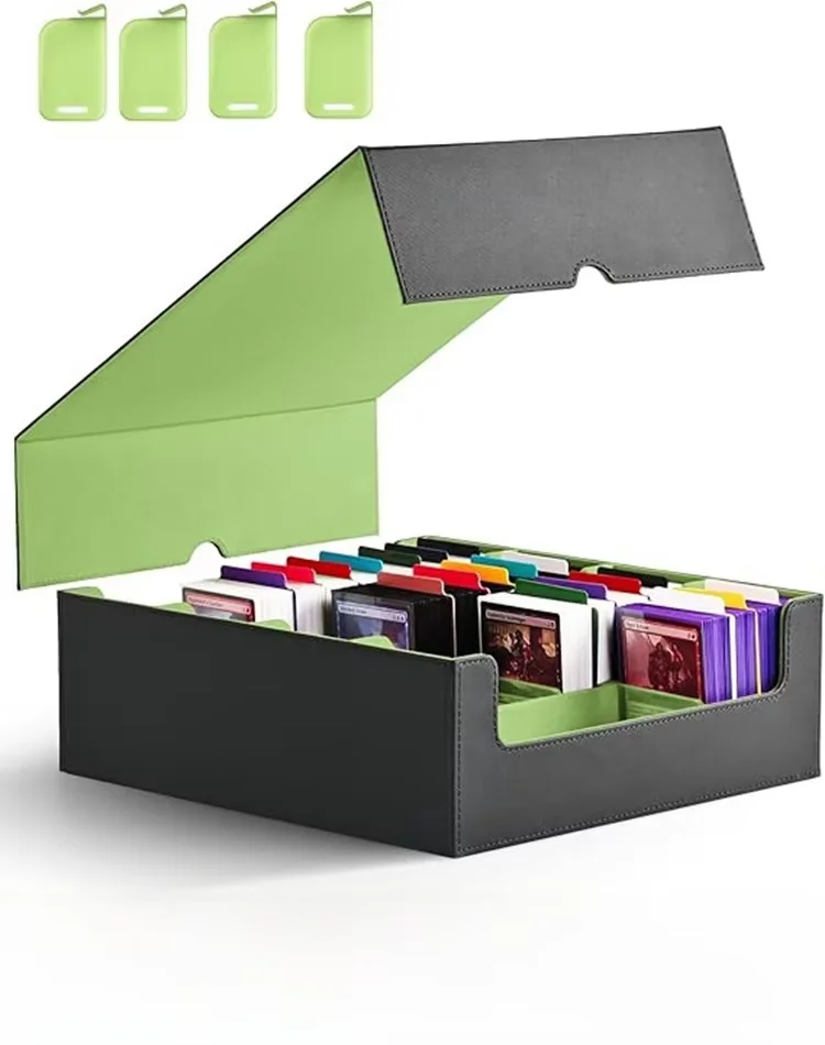 Limited Edition Leather Game Card Storage Box Top Loader Collection Case Can Store 3400 Cards Hot Selling
Limited Edition Leather Game Card Storage Box Top Loader Collection Case Can Store 3400 Cards Hot Selling