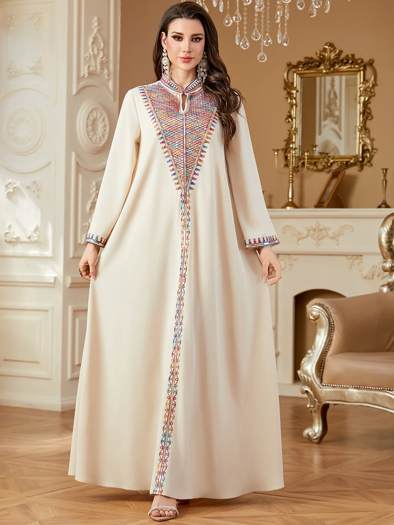 Dubai Abayas for Women Embroidery Maxi Dress Muslim Kaftan Turkey Robe Femme Musulmane Vestidos Kebaya Caftan Marocain Vestidos
Dubai Abayas for Women Embroidery Maxi Dress Muslim Kaftan Turkey Robe Femme Musulmane Vestidos Kebaya Caftan Marocain Vestidos