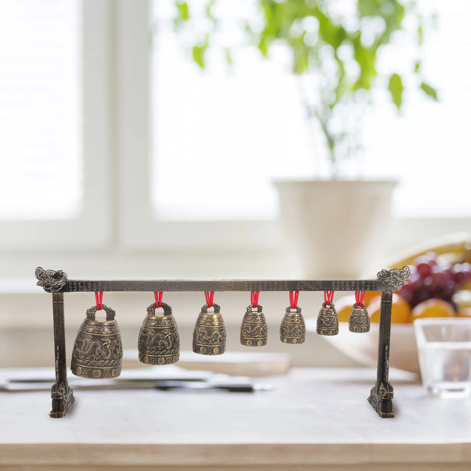 Retro Bronze Chime Bells Clear Sound Hand Eye Coordination Zinc Alloy Home Office Decoration Chinese Instrument
Retro Bronze Chime Bells Clear Sound Hand Eye Coordination Zinc Alloy Home Office Decoration Chinese Instrument