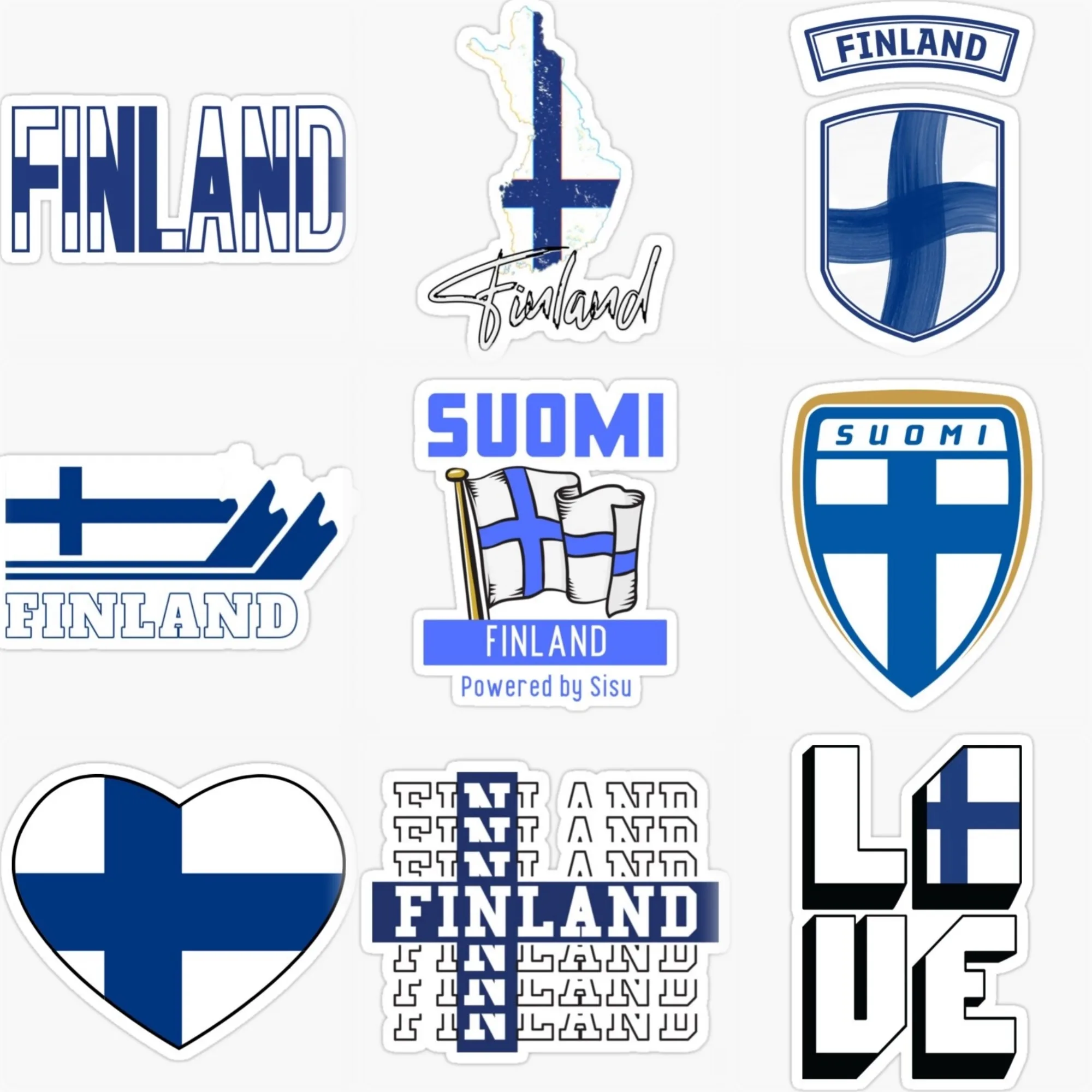 Finland FIN Flag Map Emblem Creative PVC Sticker for Decorate Car Motorcycle Truck Helmet Window Fridge Wall Decal Accessorie
Finland FIN Flag Map Emblem Creative PVC Sticker for Decorate Car Motorcycle Truck Helmet Window Fridge Wall Decal Accessorie