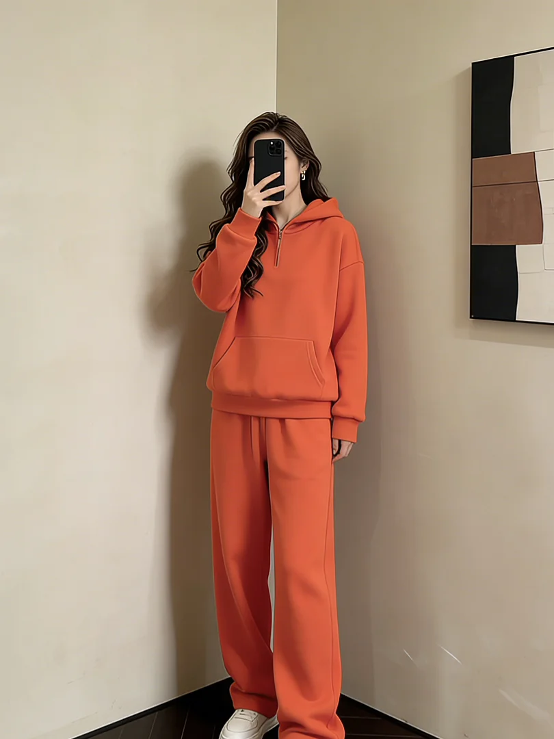 Chic Lazy Sportswear Hoodie Set Women's Spring Wide Leg Pants Two Piece Casual Fashion Ensemble High Waist Spring Collection
Chic Lazy Sportswear Hoodie Set Women's Spring Wide Leg Pants Two Piece Casual Fashion Ensemble High Waist Spring Collection