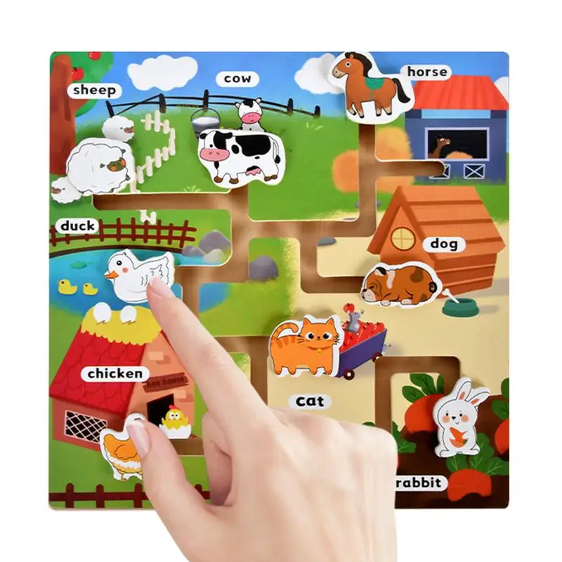 Color And Counting Maze Wood Counting Matching Learning Maze Board Fine Motor Skills Toys Educational Toys For Boys Girls Ages 3
Color And Counting Maze Wood Counting Matching Learning Maze Board Fine Motor Skills Toys Educational Toys For Boys Girls Ages 3