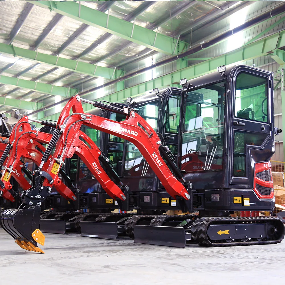 China 1.8 Ton Mini Small Excavator High Quality Mini Digger Excavator Hydraulic Crawler Mini Excavator Prices XT18U Customized 
China 1.8 Ton Mini Small Excavator High Quality Mini Digger Excavator Hydraulic Crawler Mini Excavator Prices XT18U Customized