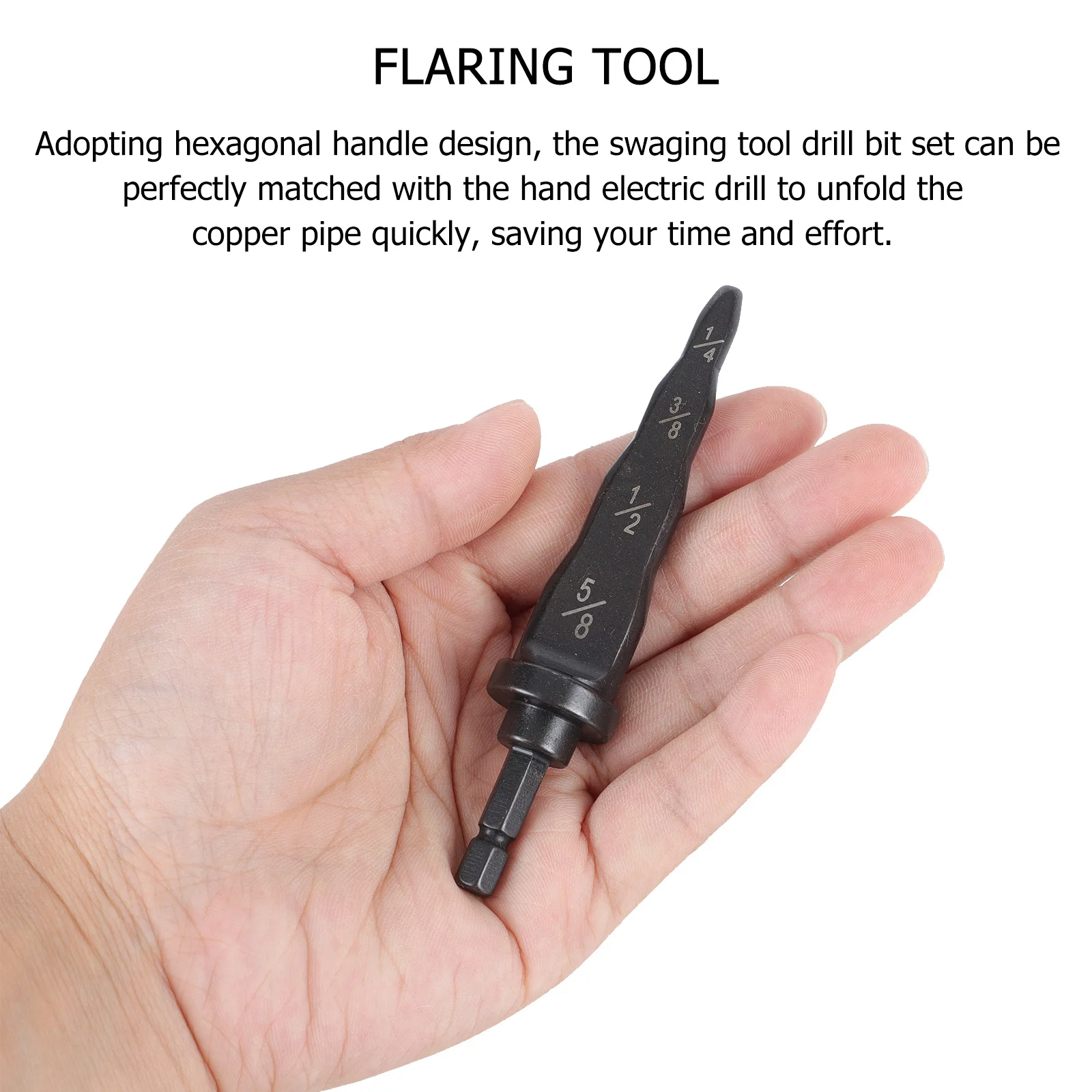 Swaging Tool Drill Bit Hvac Copper Pipe Expander Hex Handle High Temperature Resistant Metal Tube Expander for Air Conditioner
Swaging Tool Drill Bit Hvac Copper Pipe Expander Hex Handle High Temperature Resistant Metal Tube Expander for Air Conditioner