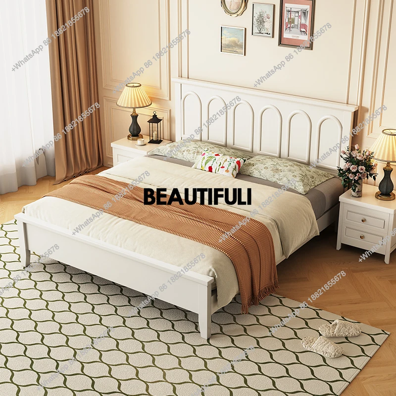 Wood Simple Double Bed Frame Storage Headboard Modern Twin King Beds Bedroom Queen Safe Girls Cama Casal Bedroom Furniture
Wood Simple Double Bed Frame Storage Headboard Modern Twin King Beds Bedroom Queen Safe Girls Cama Casal Bedroom Furniture