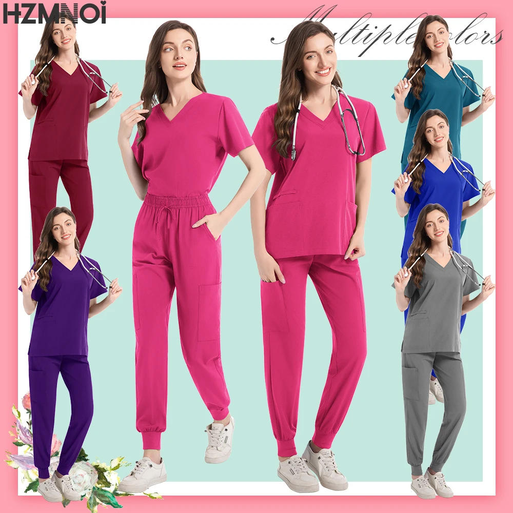 Multicolour Elestic Women Jogger Suit Pharmacy Work Clothes Beauty Spa Uniform Nurse Scrubs Set Dentist Surgical Medical Uniform
Multicolour Elestic Women Jogger Suit Pharmacy Work Clothes Beauty Spa Uniform Nurse Scrubs Set Dentist Surgical Medical Uniform