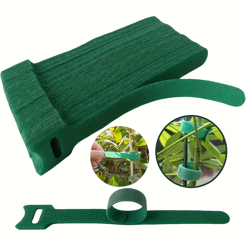 Reusable 6-inch Adjustable Non-Slip Vegetable Strap with Hook & Loop, Green, for Climbing Plants, Support & Gardening Applications, Garden Care | Utility Gardening Tools | Secure Fixation
Reusable 6-inch Adjustable Non-Slip Vegetable Strap with Hook & Loop, Green, for Climbing Plants, Support & Gardening Applications, Garden Care | Utility Gardening Tools | Secure Fixation